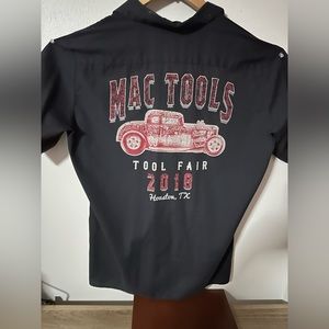 Mac Tools button shirt